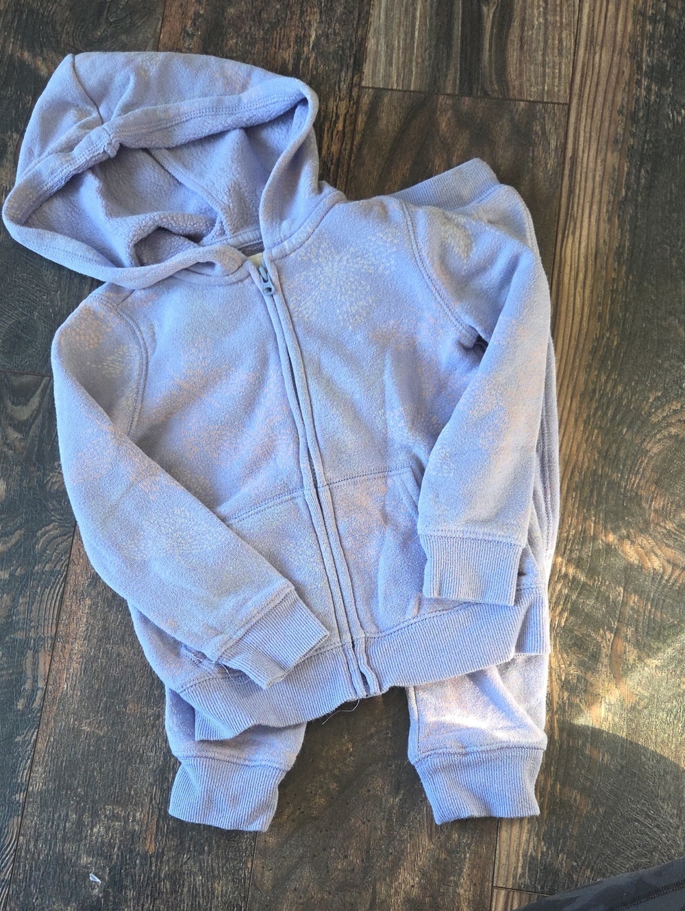 Purple ZipUp Jogging Suit